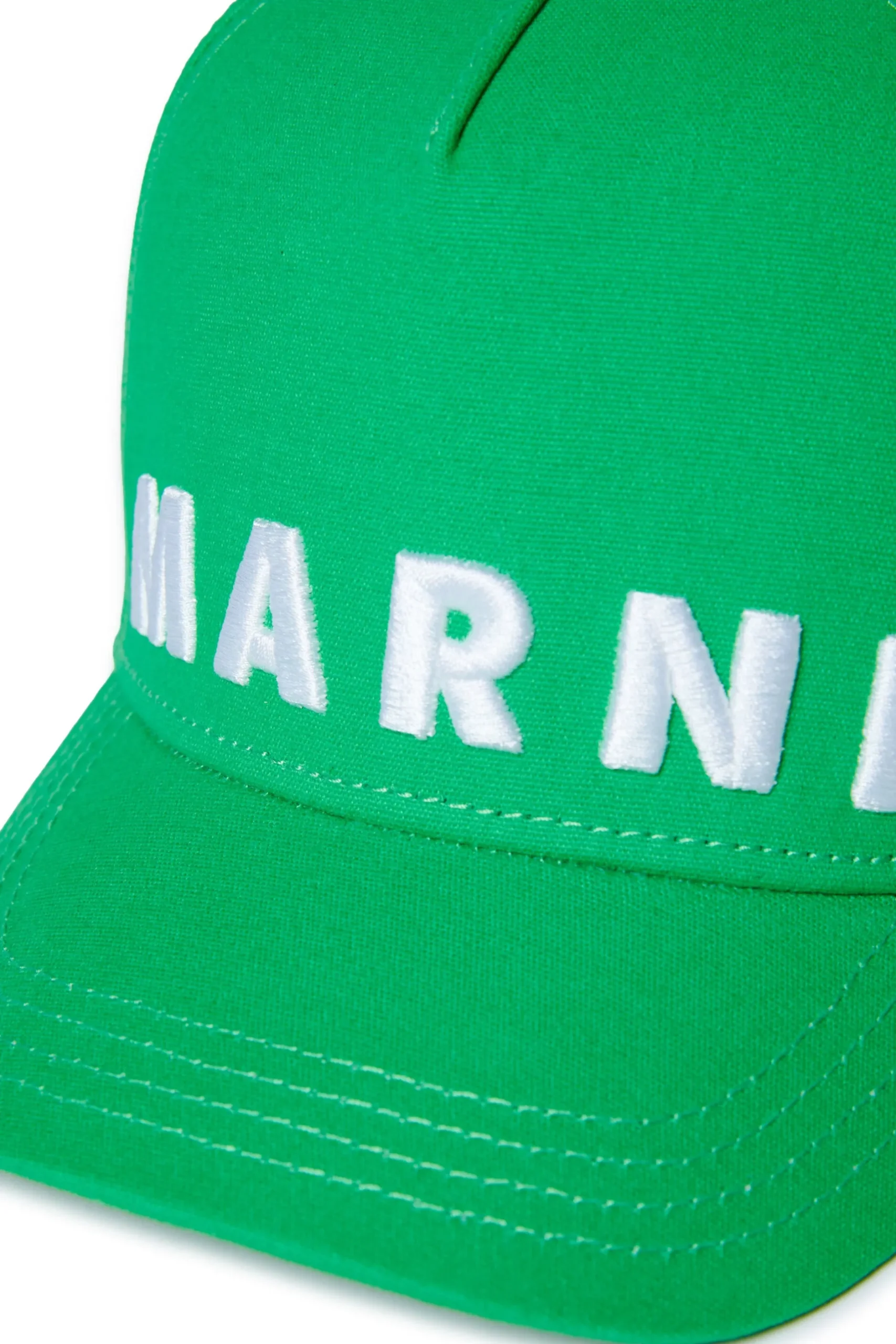 MARNI Cappello da baseball in gabardina con logo | Bambino Berretti E Cappelli | Logomania