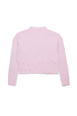 MARNI Cardigan a coste con rotture | Maglieria