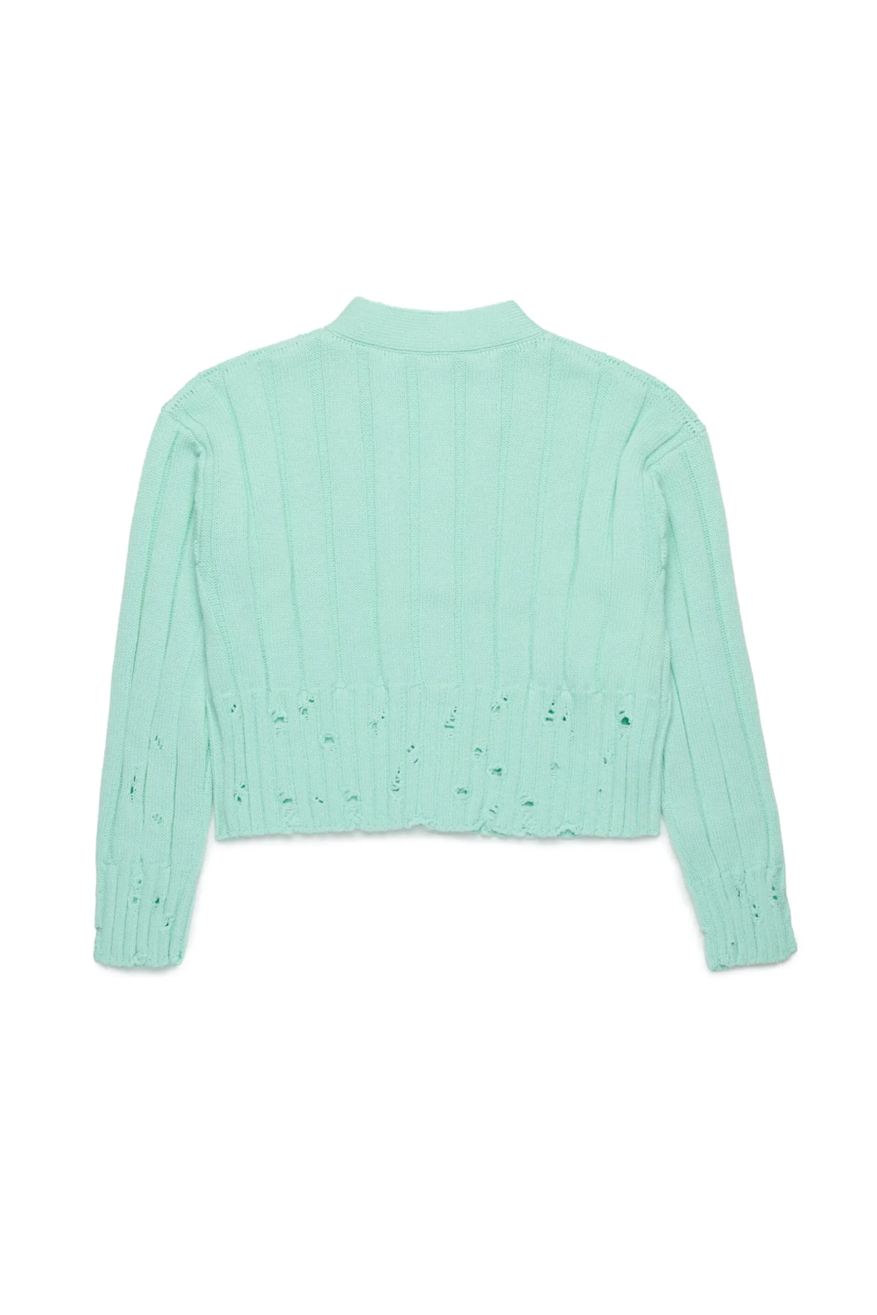 MARNI Cardigan a coste con rotture | Maglieria