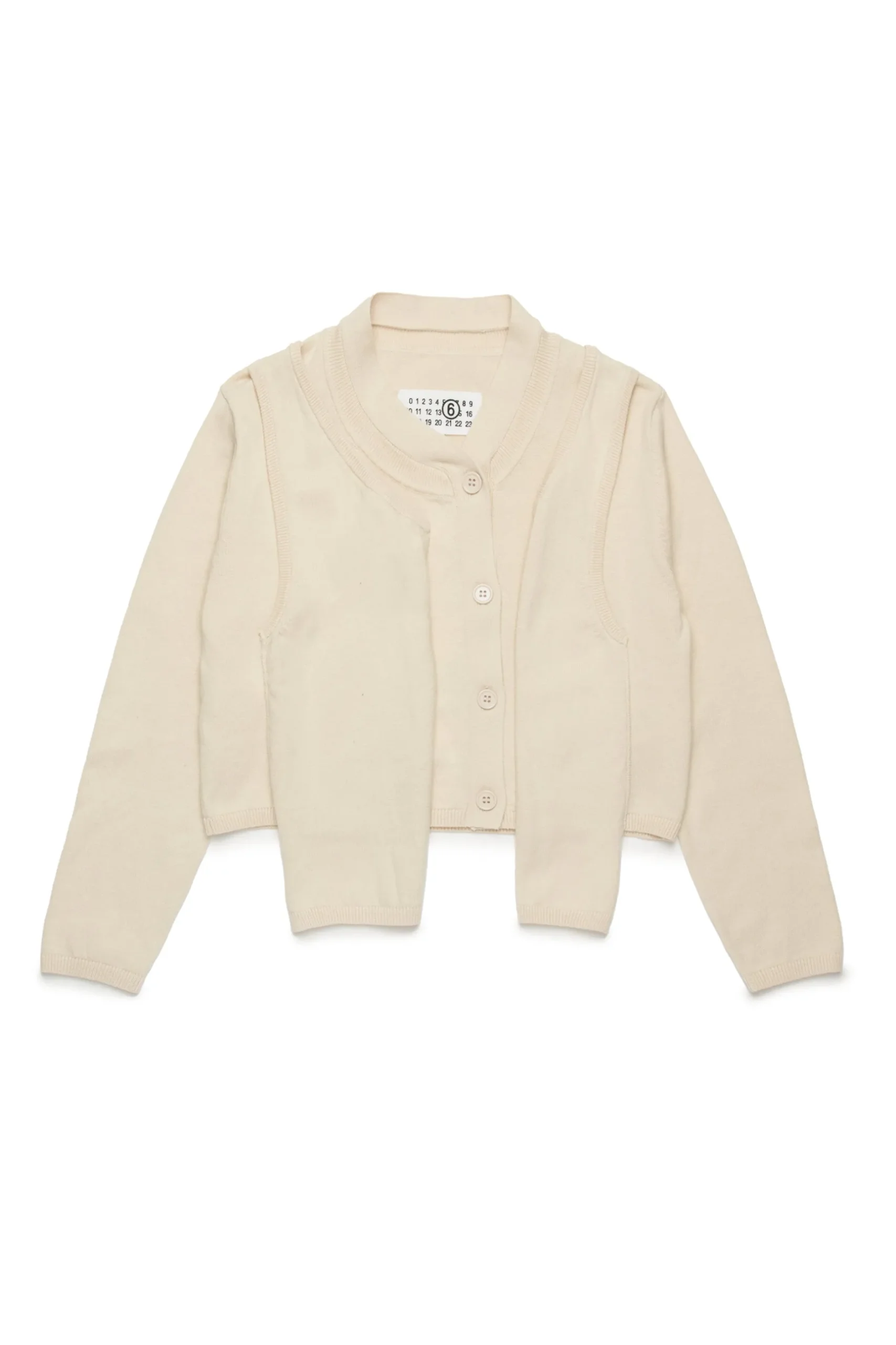 MM6 MAISON MARGIELA Cardigan in cotone re-cut | Bambino Maglieria | Maglieria