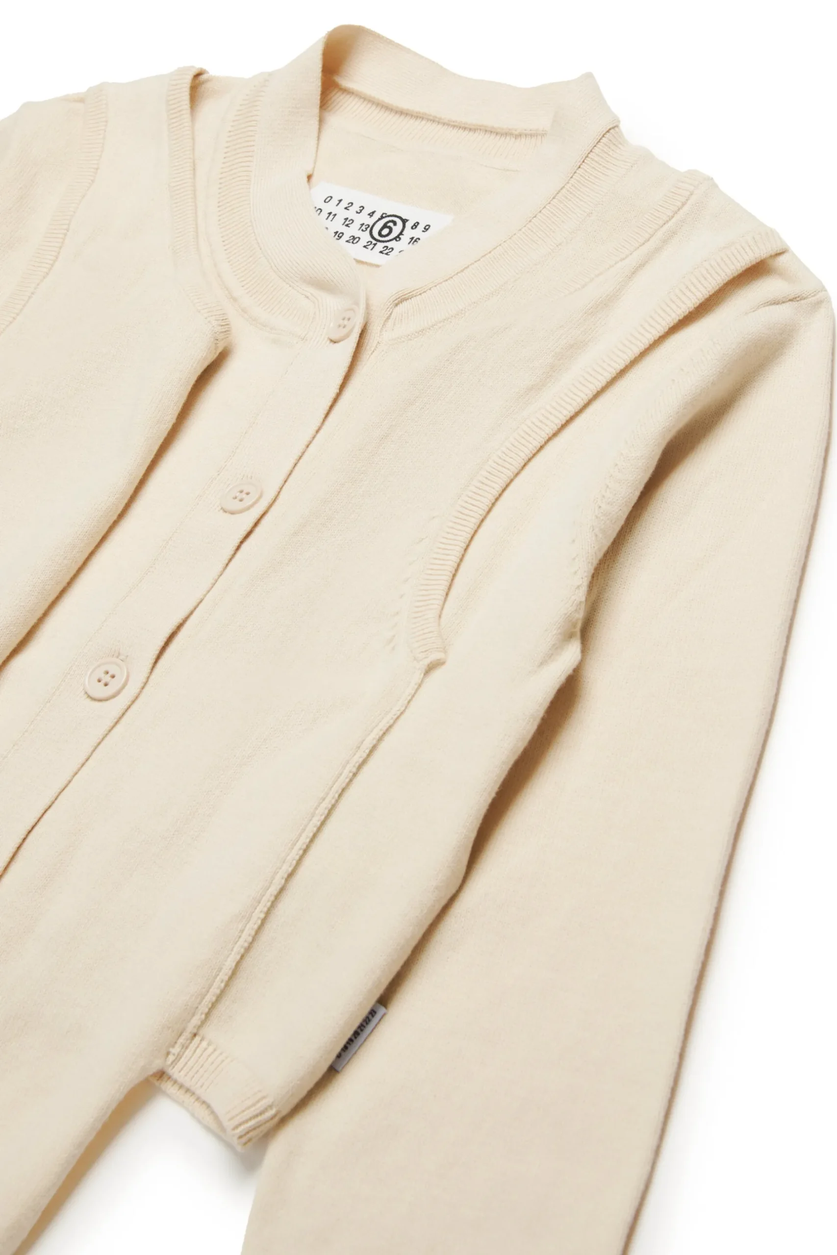 MM6 MAISON MARGIELA Cardigan in cotone re-cut | Bambino Maglieria | Maglieria