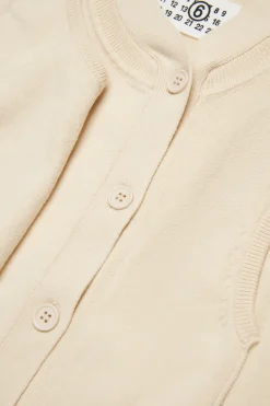MM6 MAISON MARGIELA Cardigan in cotone re-cut | Bambino Maglieria | Maglieria