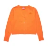 DIESEL Cardigan in maglia rasata con logo Oval D | Bambino Oval D By Diesel | Oval D By Diesel