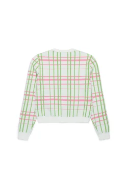MARNI Cardigan in maglia rasata allover Check | Maglieria