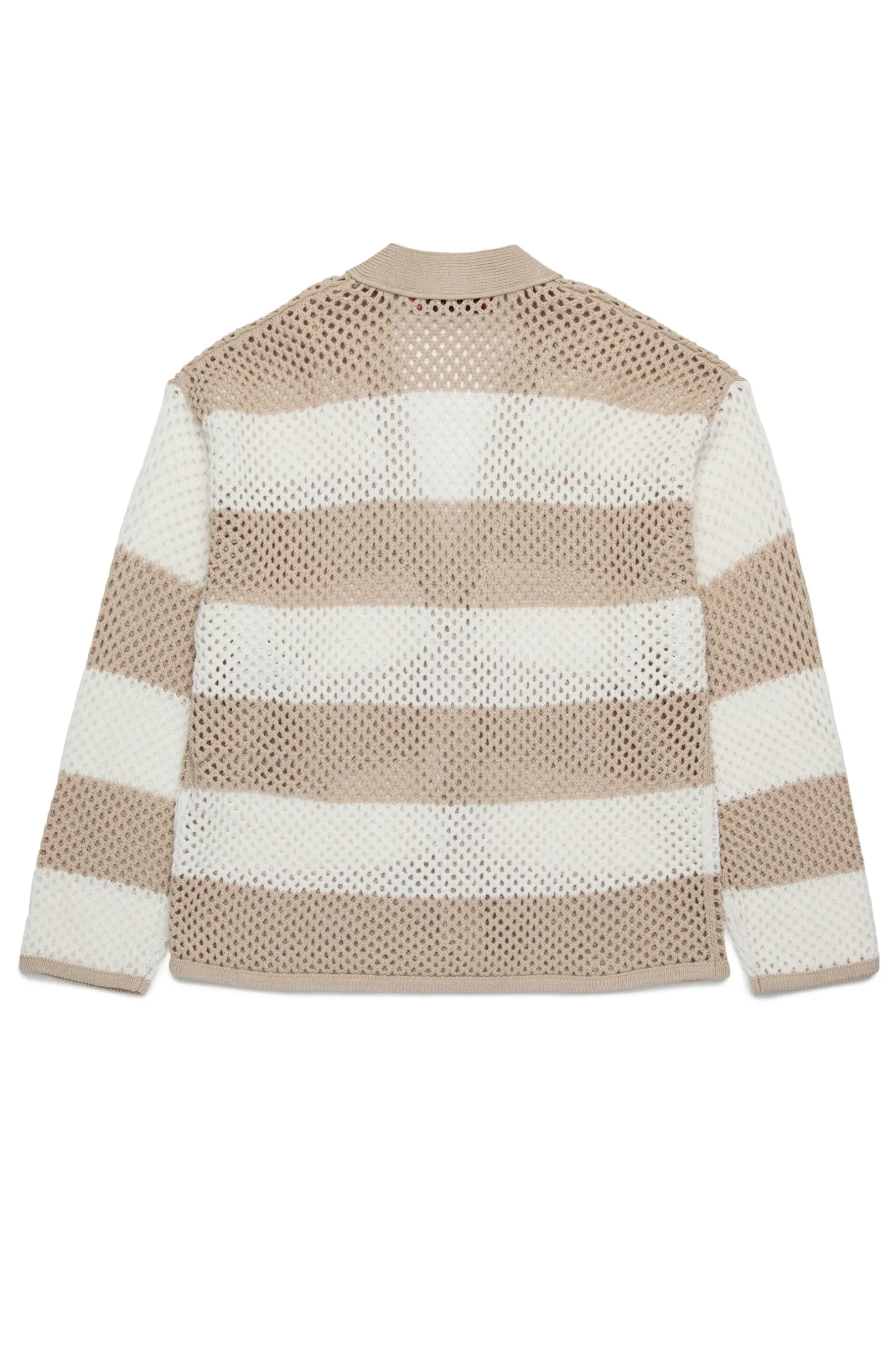 MAX&Co. Cardigan in maglia traforata a righe | Maglieria