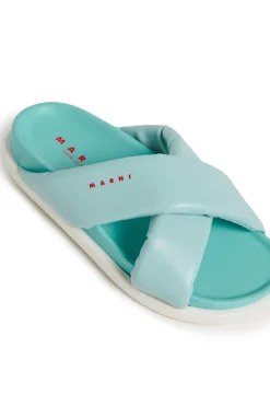 MARNI Ciabatte fussbett incrociate puffy | Sandali E Ciabatte | Ciabatte E Sandali