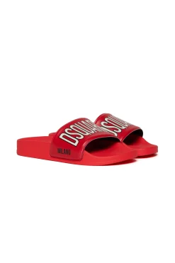 DSQUARED2 Ciabatte slide con logo | Bambino Logomania | Logomania