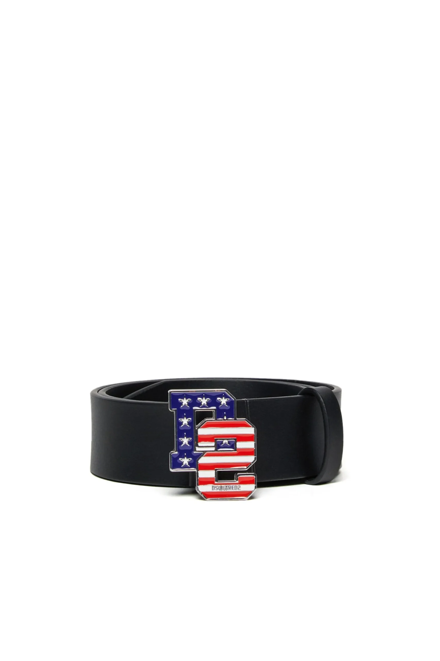 DSQUARED2 Cintura in pelle con fibbia D2 USA | Bambino Cinture | Cinture