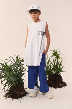 MM6 MAISON MARGIELA Copricostume smanicato con Numeric logo | Bambino Moda Mare | Swimwear