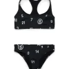 MM6 MAISON MARGIELA Costume bikini allover Numeric logo | Bambino Moda Mare | Logomania