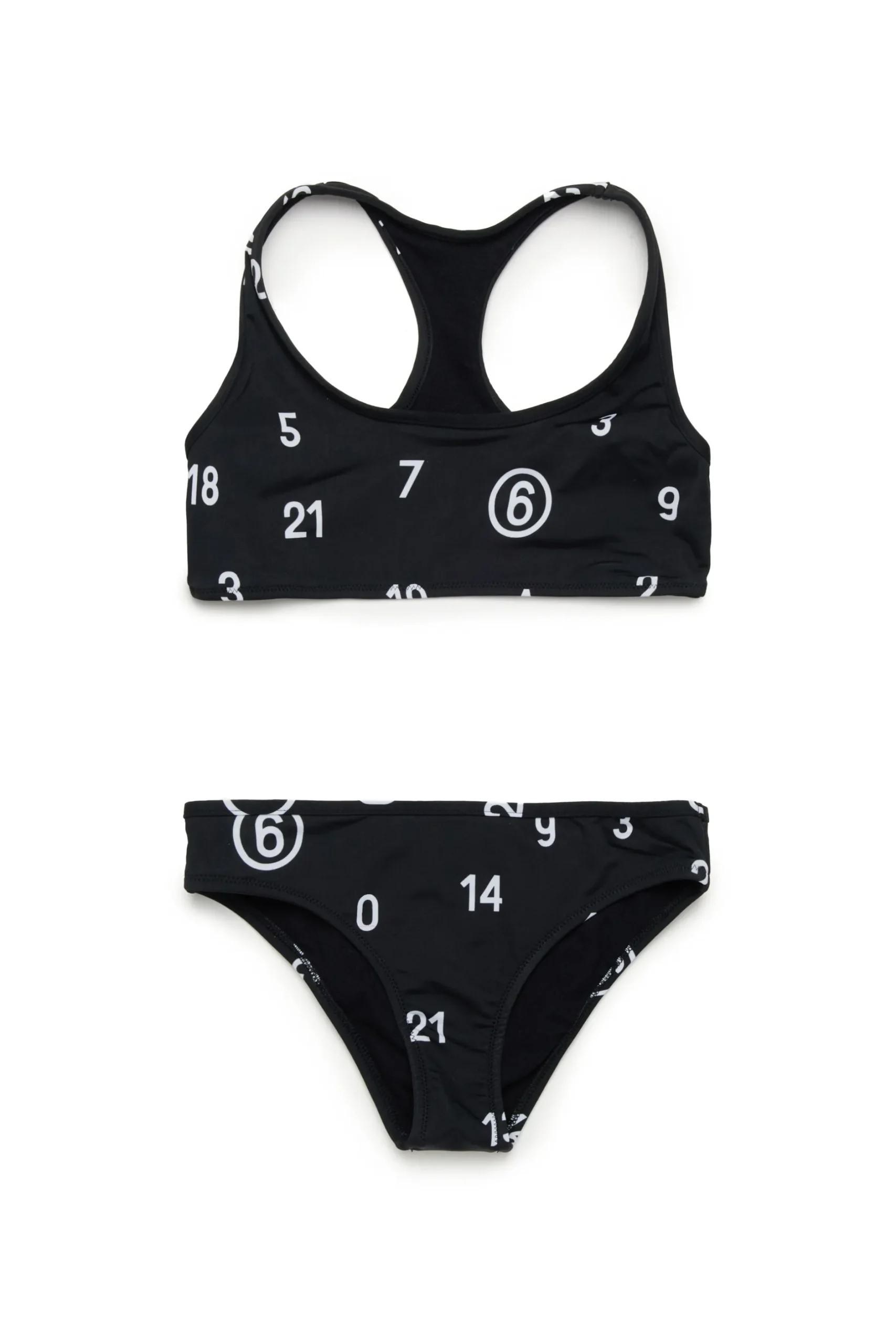 MM6 MAISON MARGIELA Costume bikini allover Numeric logo | Bambino Moda Mare | Logomania