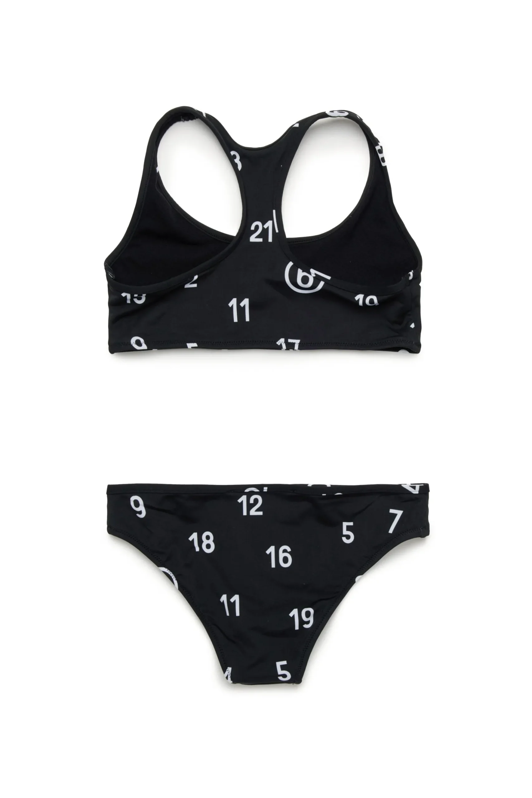 MM6 MAISON MARGIELA Costume bikini allover Numeric logo | Bambino Moda Mare | Logomania