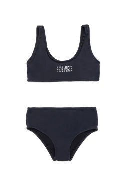 MM6 MAISON MARGIELA Costume bikini con Numeric logo | Bambino Moda Mare | Swimwear