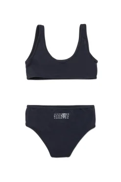 MM6 MAISON MARGIELA Costume bikini con Numeric logo | Bambino Moda Mare | Swimwear