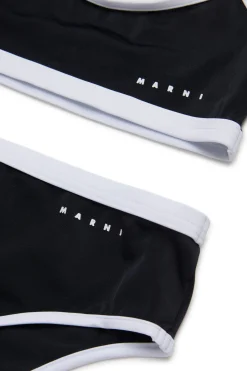MARNI Costume bikini con spalline incrociate | Bambino Moda Mare | Swimwear