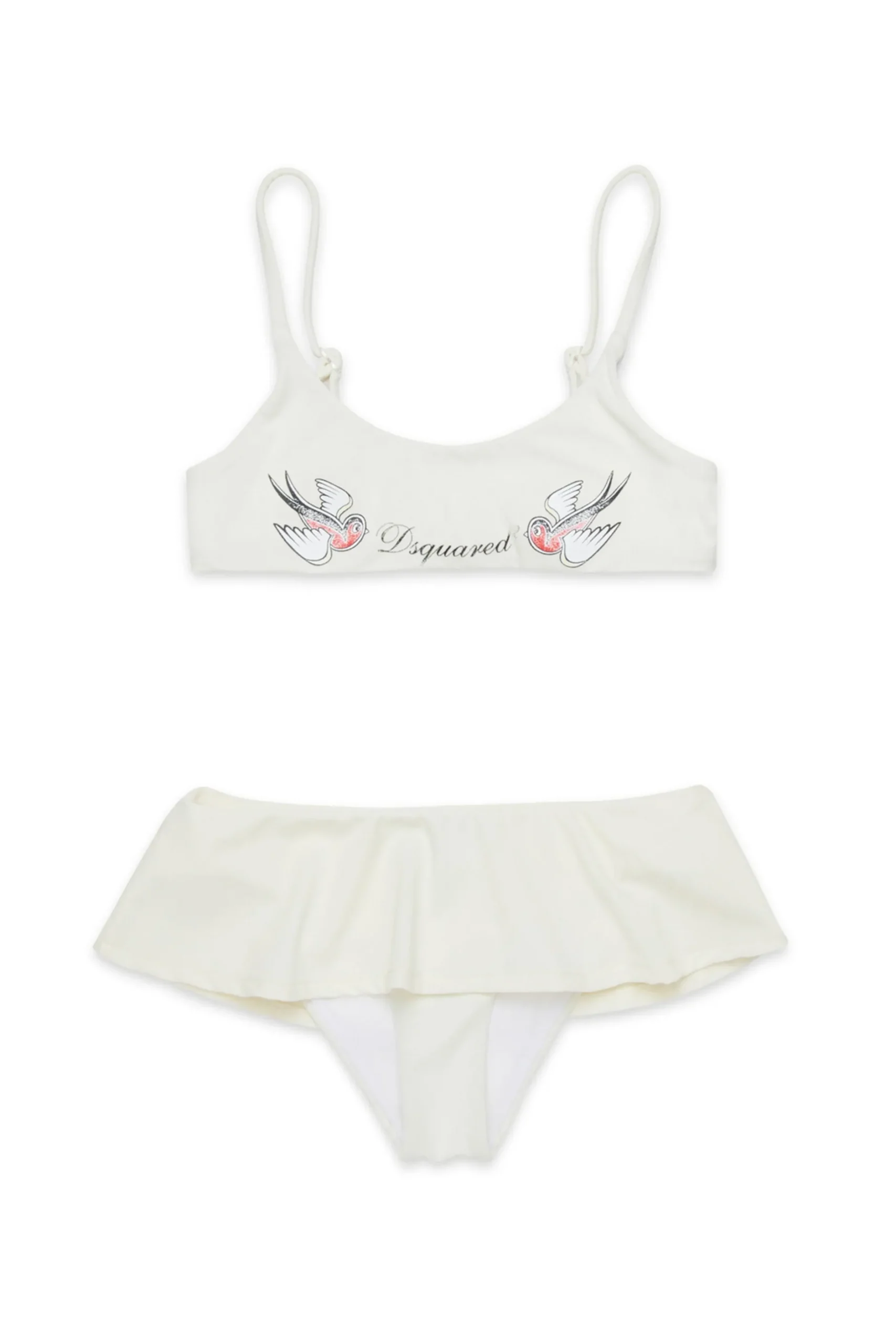 DSQUARED2 Costume bikini con stampa Birds | Bambino Moda Mare | Swimwear