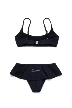 DSQUARED2 Costume bikini con stampa Birds | Bambino Moda Mare | Swimwear