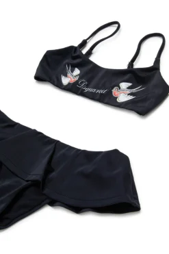 DSQUARED2 Costume bikini con stampa Birds | Bambino Moda Mare | Swimwear