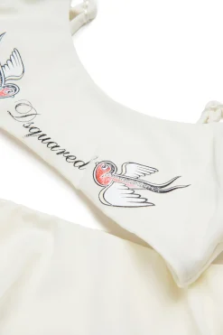 DSQUARED2 Costume bikini con stampa Birds | Bambino Moda Mare | Swimwear