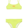 DIESEL Costume bikini fluo con logo istituzionale | Bambino Moda Mare | Swimwear