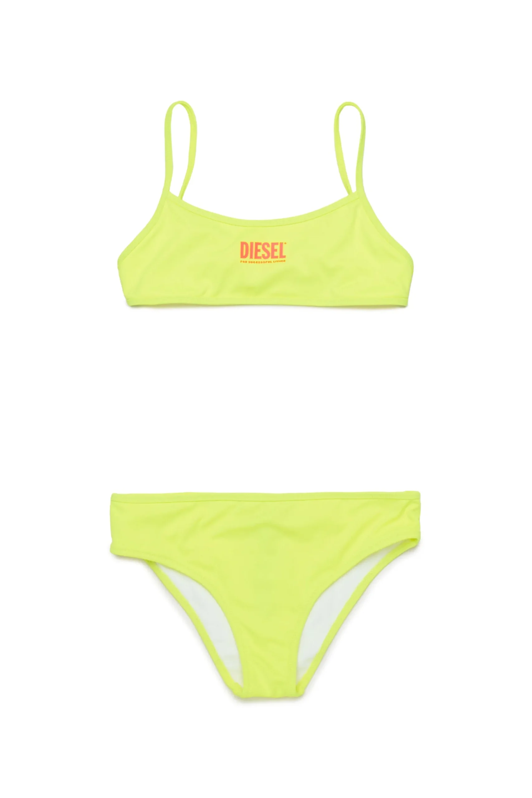 DIESEL Costume bikini fluo con logo istituzionale | Bambino Moda Mare | Swimwear