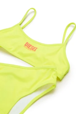 DIESEL Costume bikini fluo con logo istituzionale | Bambino Moda Mare | Swimwear
