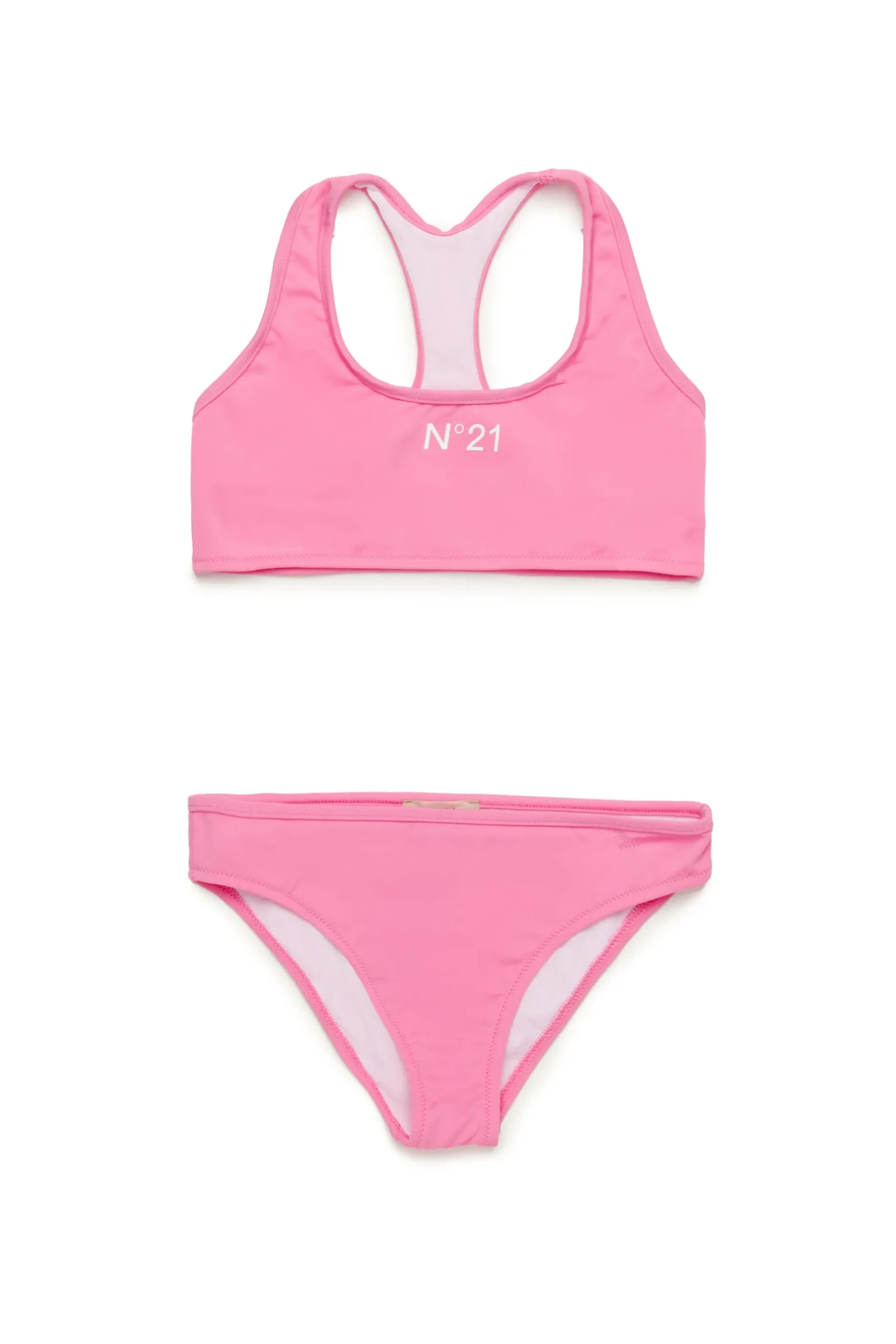 N°21 Costume bikini in lycra con logo | Bambino Moda Mare | Logomania