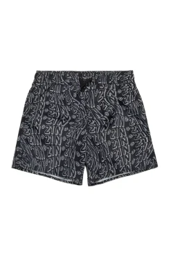 N°21 Costume boxer allover Glitch | Bambino Logomania | Logomania