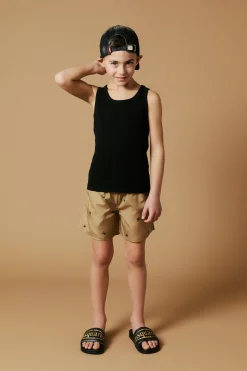 N°21 Costume boxer allover Palms | Bambino Swimwear | Swimwear