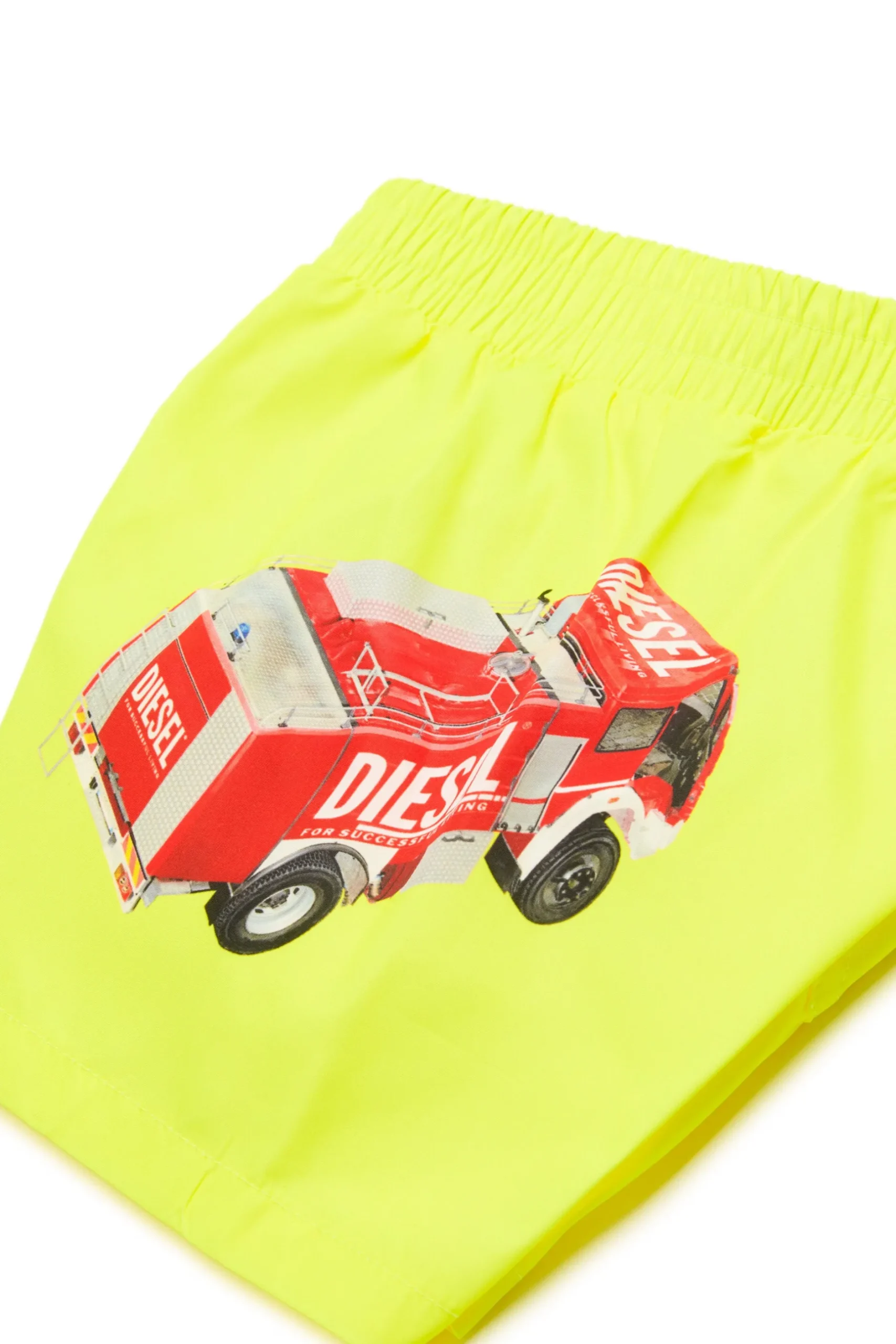 DIESEL Costume boxer con grafica Fire Truck | Bambino Moda Mare | Swimwear