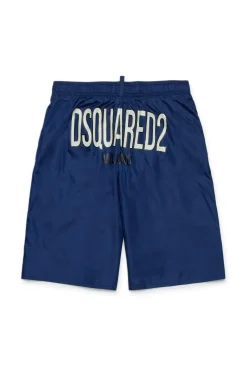 DSQUARED2 Costume boxer con logo Milano | Bambino Logomania | Logomania