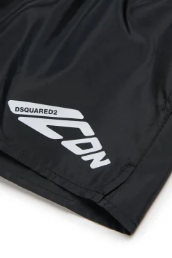 DSQUARED2 Costume boxer con logo Icon New Generation | Bambino Moda Mare