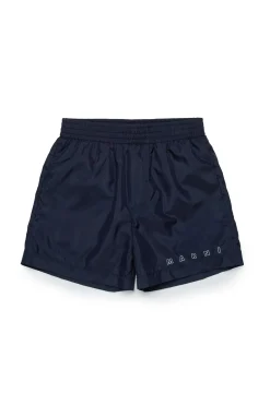 MARNI Costume boxer con logo Outline | Bambino Moda Mare | Swimwear