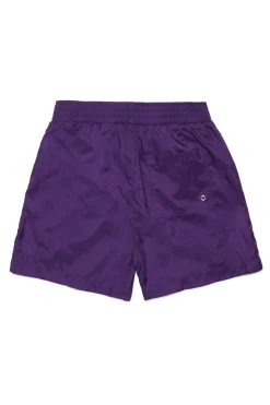 MARNI Costume boxer con logo Outline | Bambino Moda Mare | Swimwear