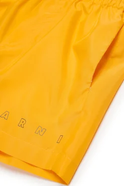 MARNI Costume boxer con logo Outline | Bambino Moda Mare | Swimwear