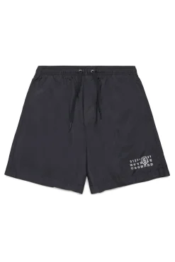 MM6 MAISON MARGIELA Costume boxer con Numeric logo | Bambino Moda Mare | Swimwear