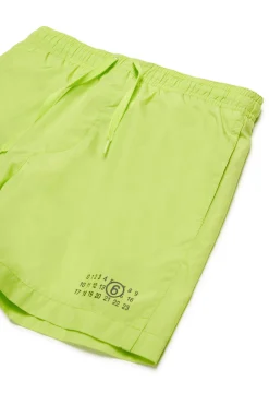 MM6 MAISON MARGIELA Costume boxer con Numeric logo | Bambino Moda Mare | Swimwear