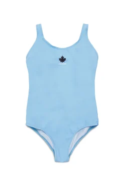 DSQUARED2 Costume intero con bande logate | Bambino Moda Mare | Swimwear