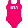 DIESEL Costume intero con logo istituzionale | Bambino Moda Mare | Logomania