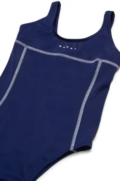 MARNI Costume intero con logo istituzionale | Bambino Moda Mare | Swimwear