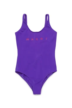 MARNI Costume intero con logo Outline | Bambino Moda Mare | Swimwear