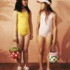 MARNI Costume intero con logo Outline | Bambino Moda Mare | Swimwear