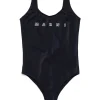 MARNI Costume intero con logo Outline | Bambino Moda Mare | Swimwear