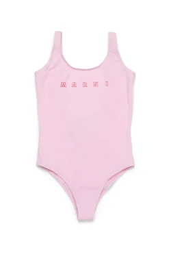 MARNI Costume intero con logo Outline | Bambino Moda Mare | Swimwear