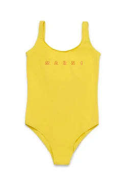 MARNI Costume intero con logo Outline | Bambino Moda Mare | Swimwear
