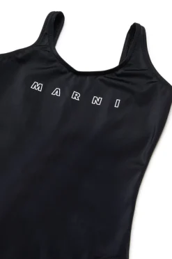 MARNI Costume intero con logo Outline | Bambino Moda Mare | Swimwear