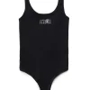 MM6 MAISON MARGIELA Costume intero in lycra con numeric logo | Bambino Moda Mare | Logomania
