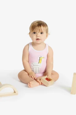 MARNI Costume intero in lycra con stampa giraffa | Bambino Moda Mare | Swimwear