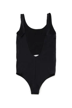 MM6 MAISON MARGIELA Costume intero in lycra con numeric logo | Bambino Moda Mare | Logomania