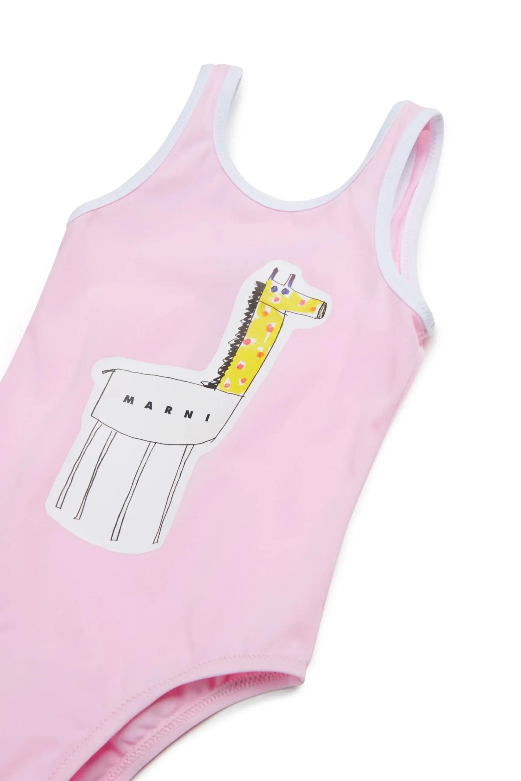 MARNI Costume intero in lycra con stampa giraffa | Bambino Moda Mare | Swimwear